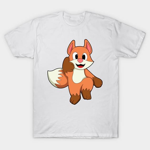 Fox funny T-Shirt by Markus Schnabel